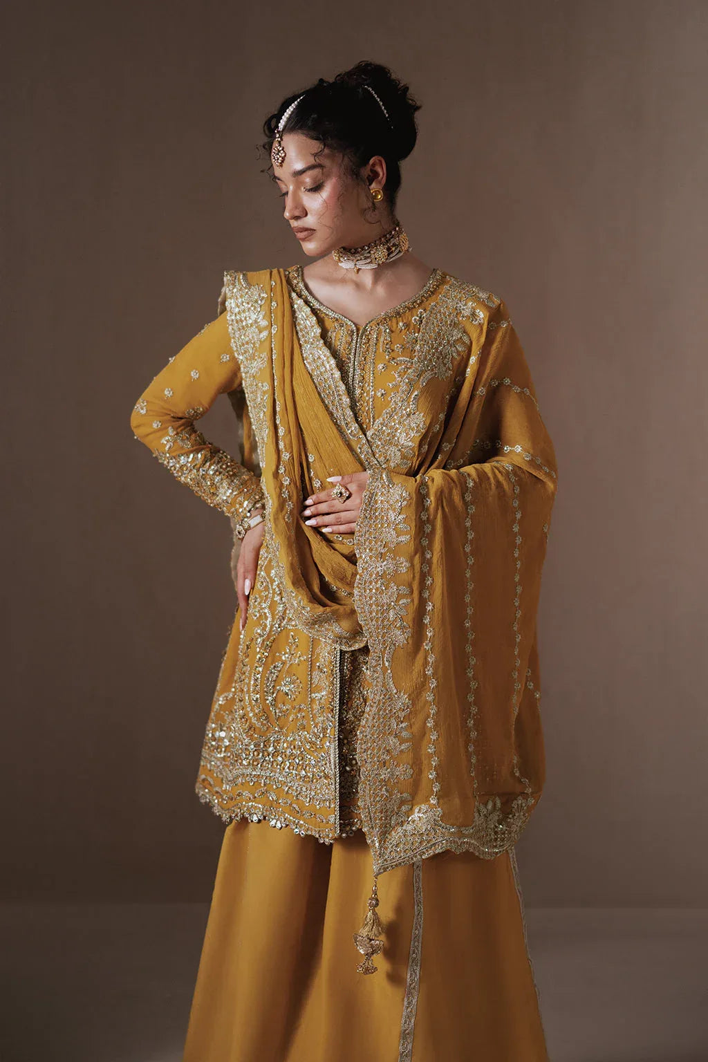 Zarposh | Jahanara Wedding Formals | Dhanak - Aqsa Fabrics