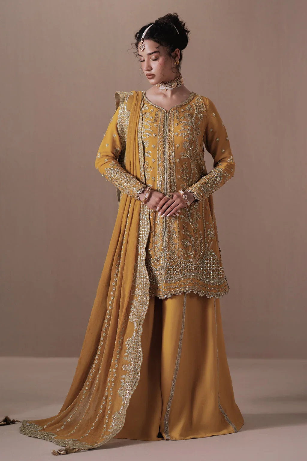 Zarposh | Jahanara Wedding Formals | Dhanak - Aqsa Fabrics