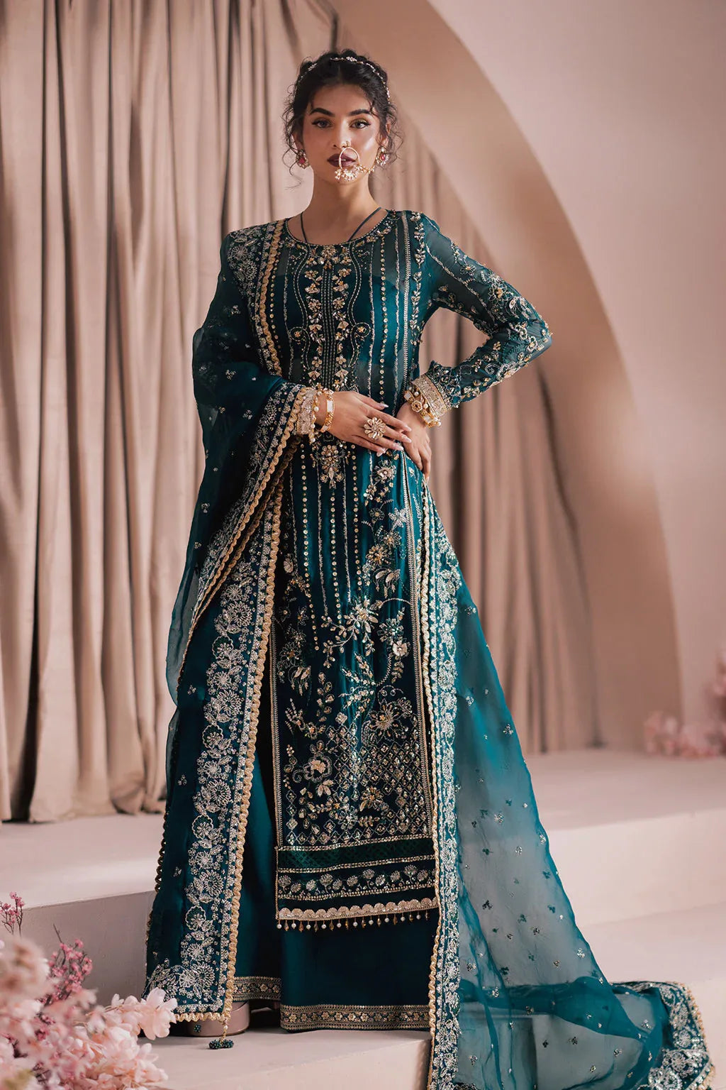 Zarposh | Jahanara Wedding Formals | Firaaq - Aqsa Fabrics