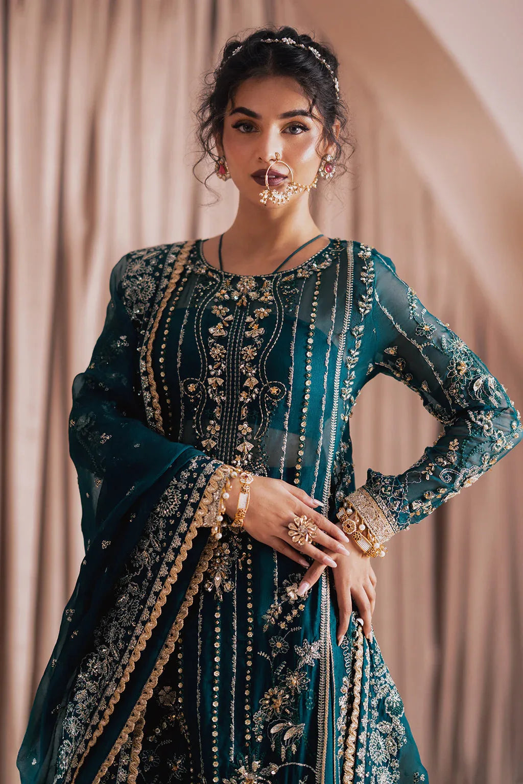 Zarposh | Jahanara Wedding Formals | Firaaq - Aqsa Fabrics