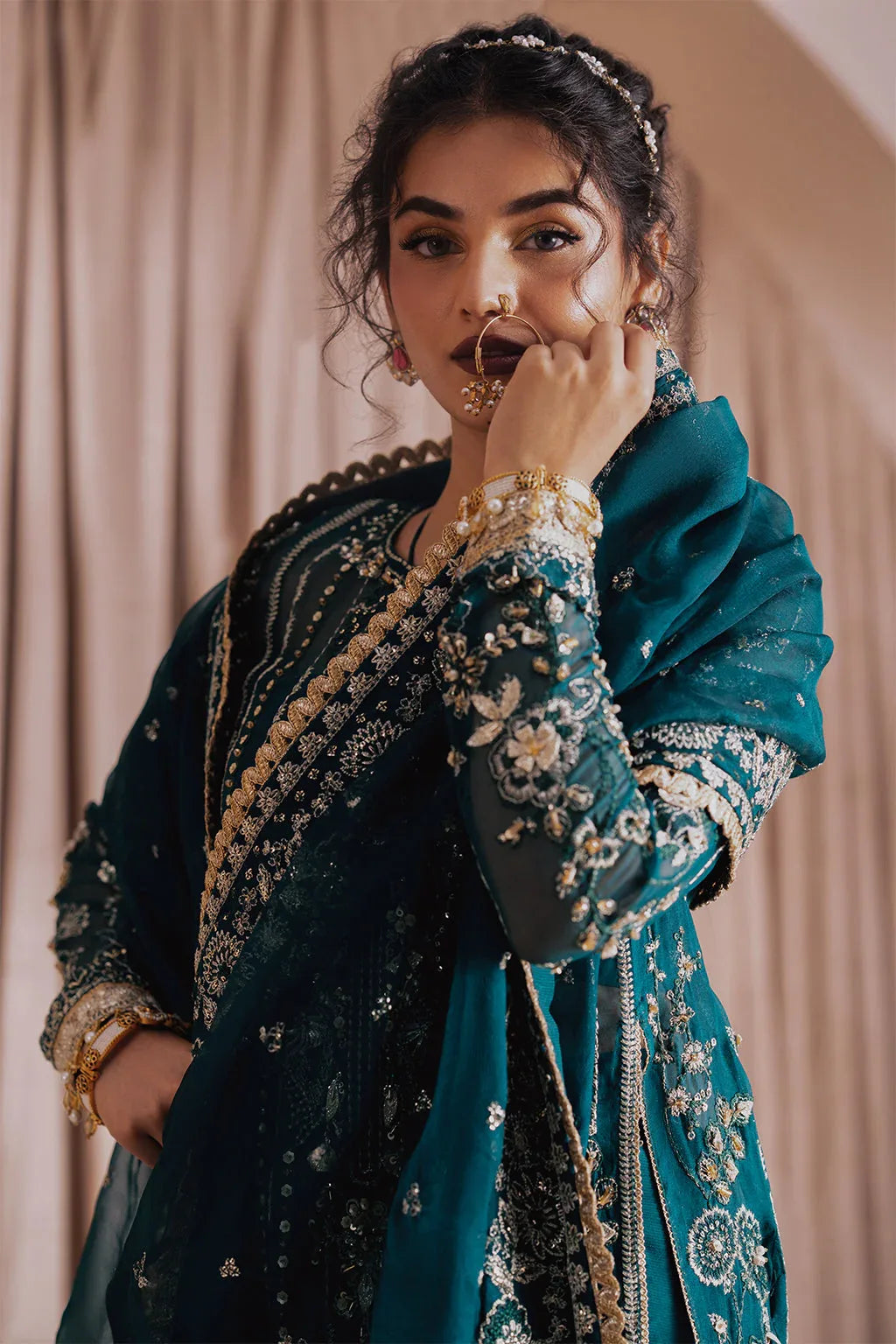 Zarposh | Jahanara Wedding Formals | Firaaq - Aqsa Fabrics