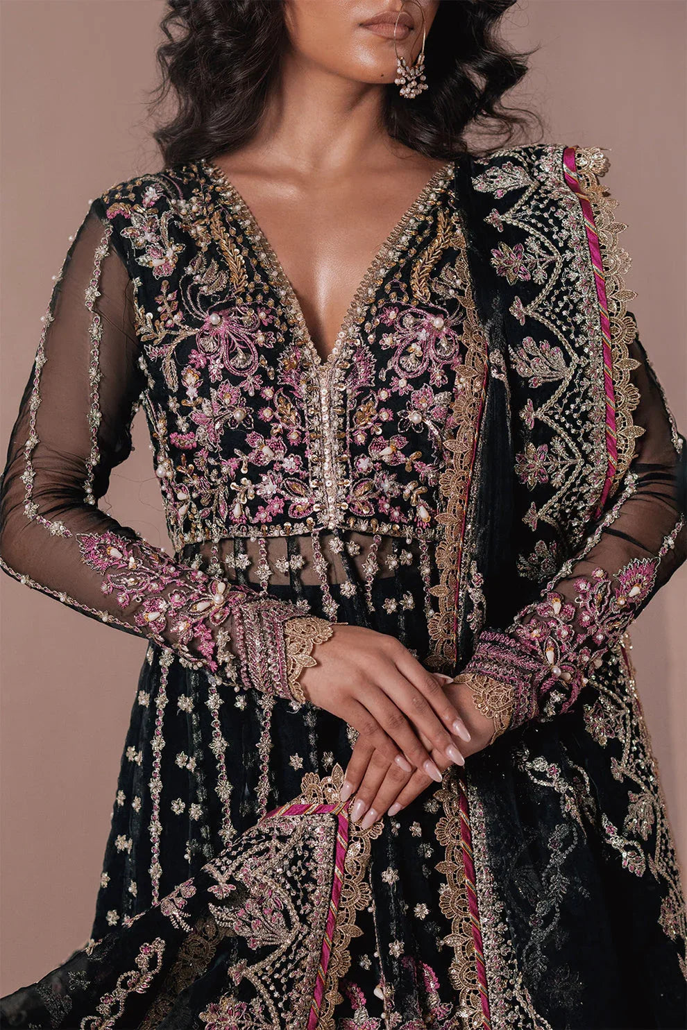 Zarposh | Jahanara Wedding Formals | Qara - Aqsa Fabrics