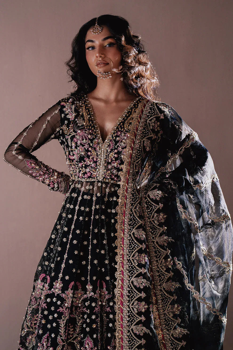 Zarposh | Jahanara Wedding Formals | Qara - Aqsa Fabrics