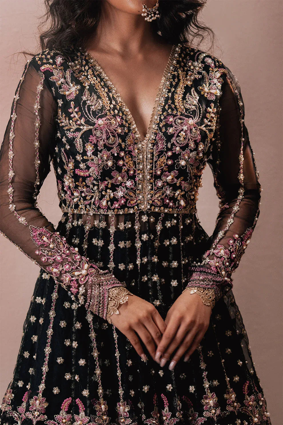 Zarposh | Jahanara Wedding Formals | Qara - Aqsa Fabrics