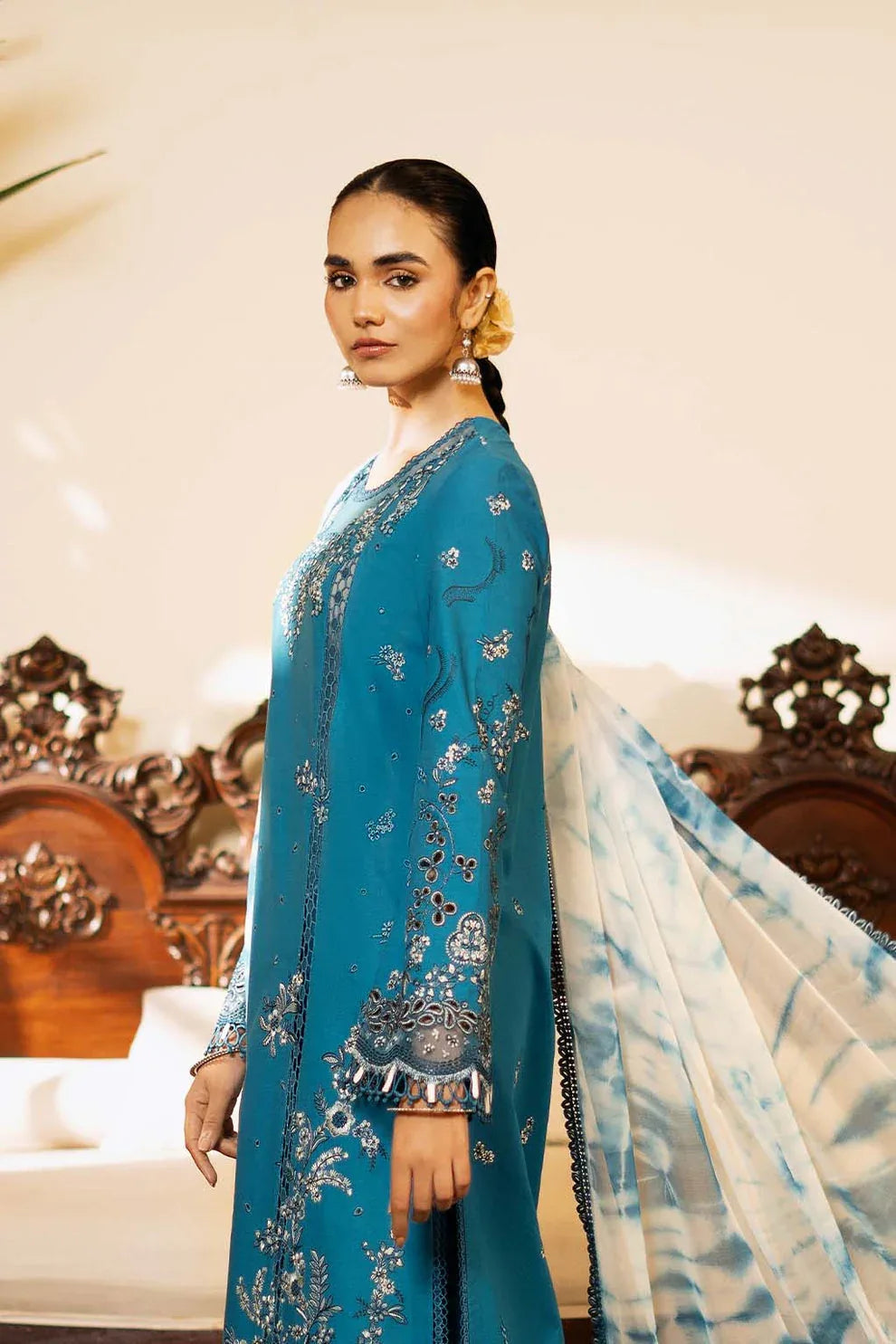 Zarposh | Sajni Lawn 25 | Azal - Aqsa Fabrics