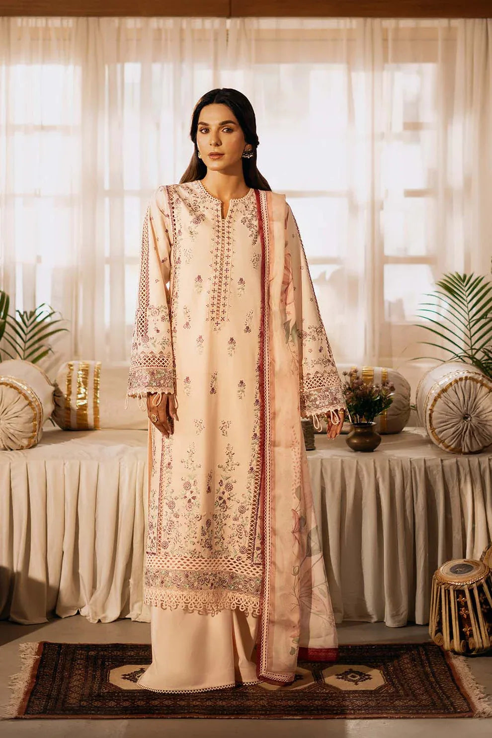 Zarposh | Sajni Lawn 25 | Gulbano - Aqsa Fabrics