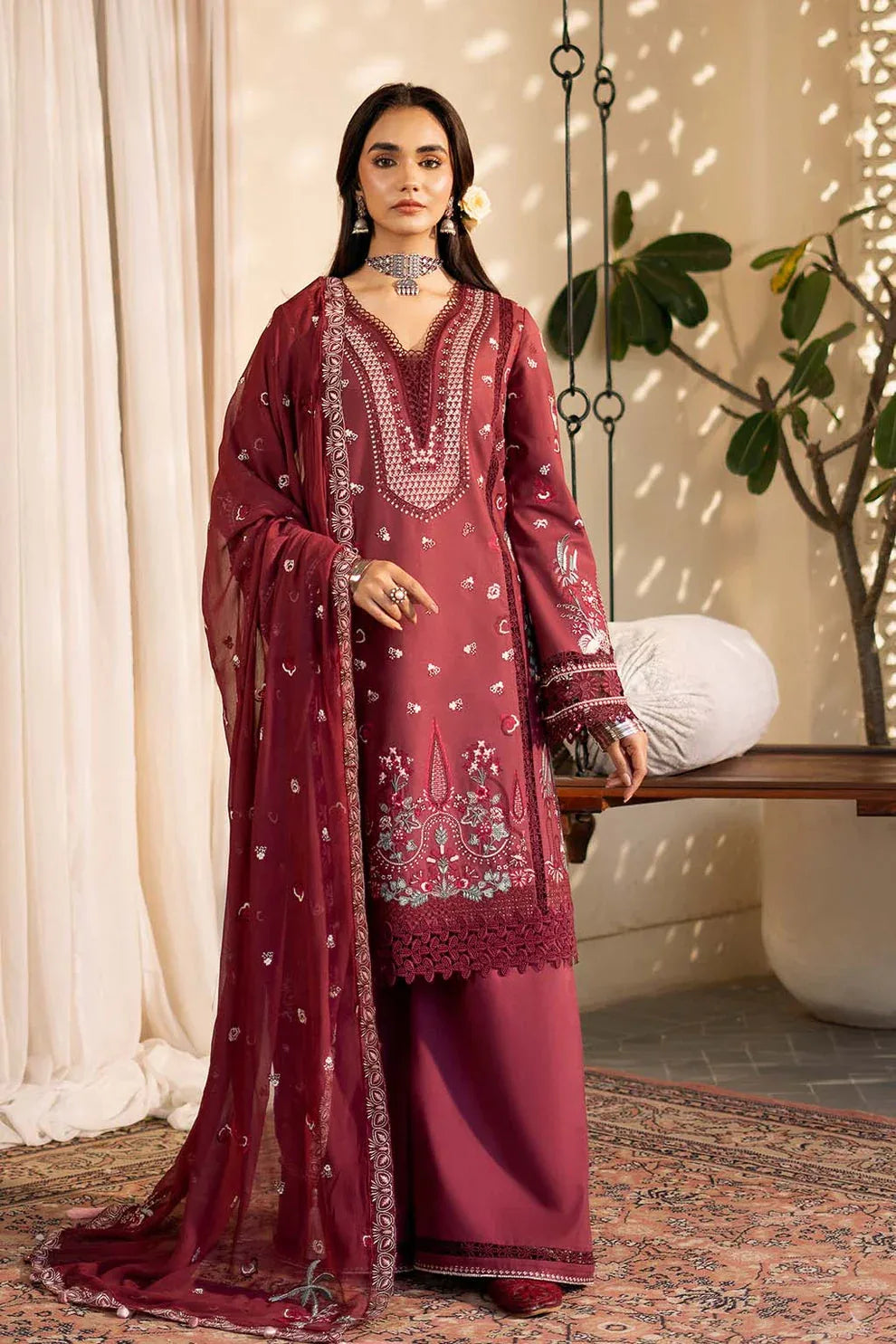 Zarposh | Sajni Lawn 25 | Nayirah - Aqsa Fabrics