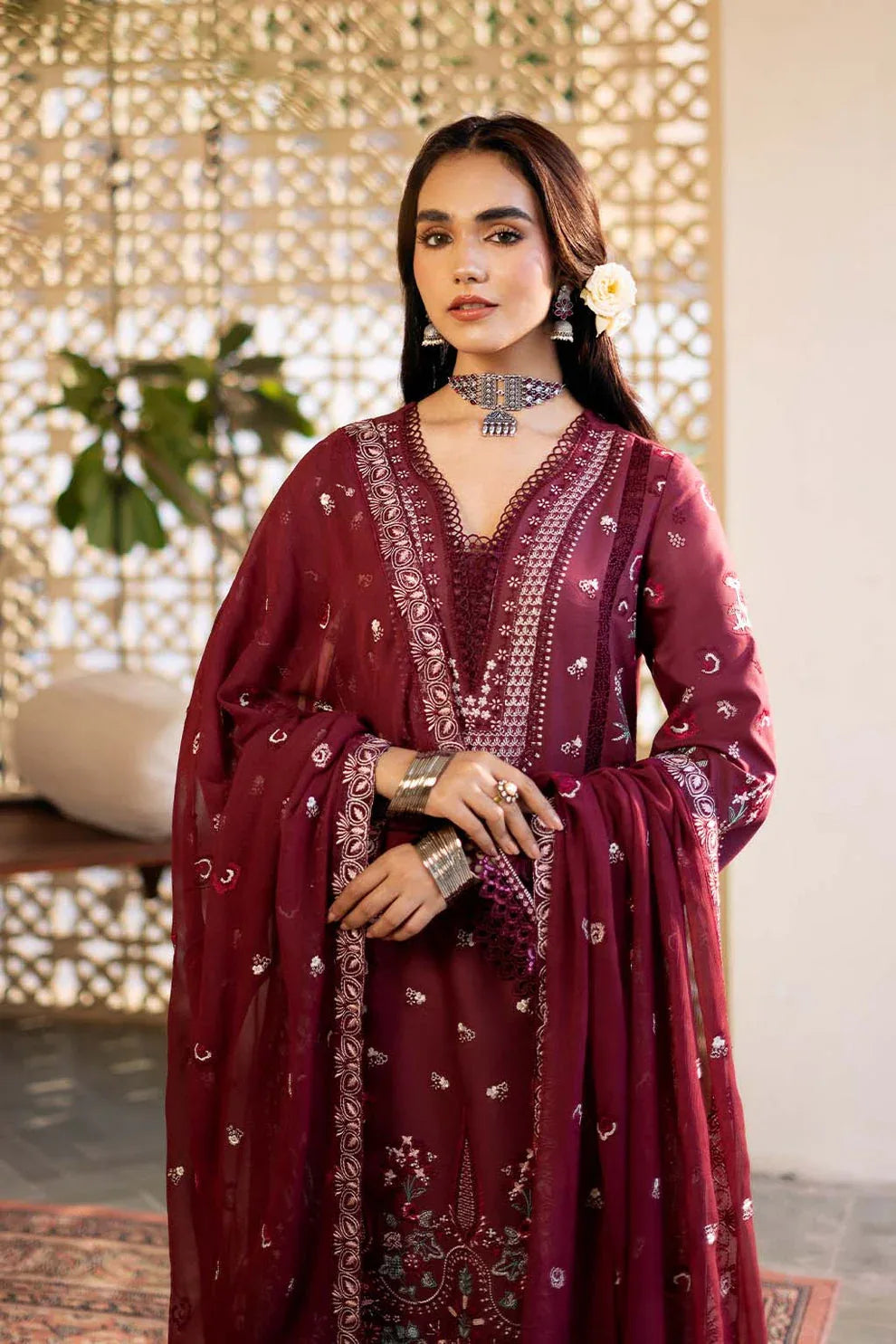 Zarposh | Sajni Lawn 25 | Nayirah - Aqsa Fabrics