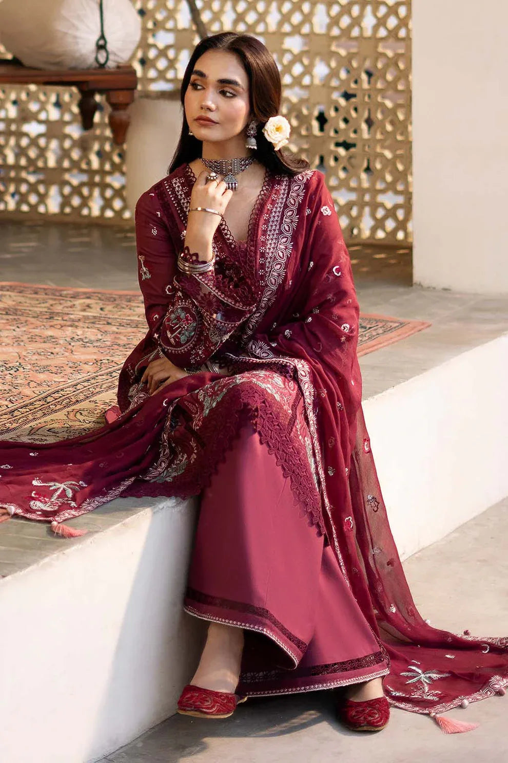 Zarposh | Sajni Lawn 25 | Nayirah - Aqsa Fabrics