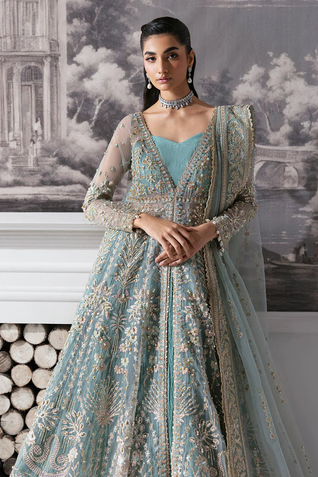 Zarposh | Seraphine Wedding Formals | Velour - Aqsa Fabrics