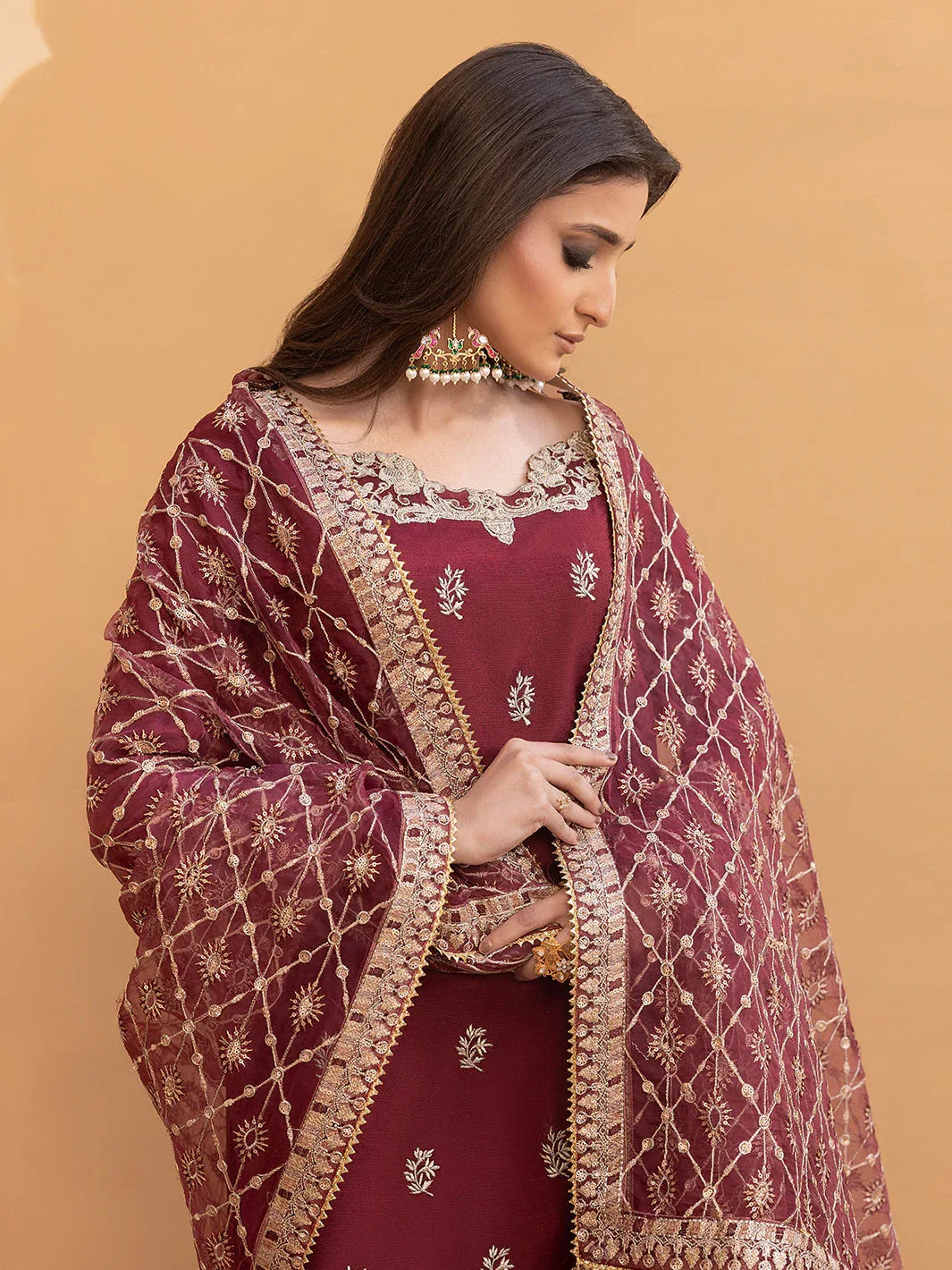 Hem Stitch | Raw Silk Edit 25 | Zurina - Aqsa Fabrics