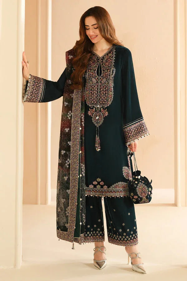 Jazmin | Velvet Edit 24 |  Velvet Formal VF-2039 - Aqsa Fabrics