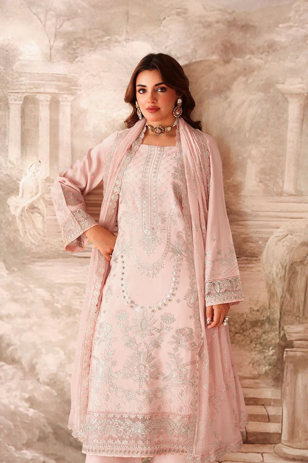 Ramsha | Aangan Luxury Raw silk | AA-202 - Aqsa Fabrics