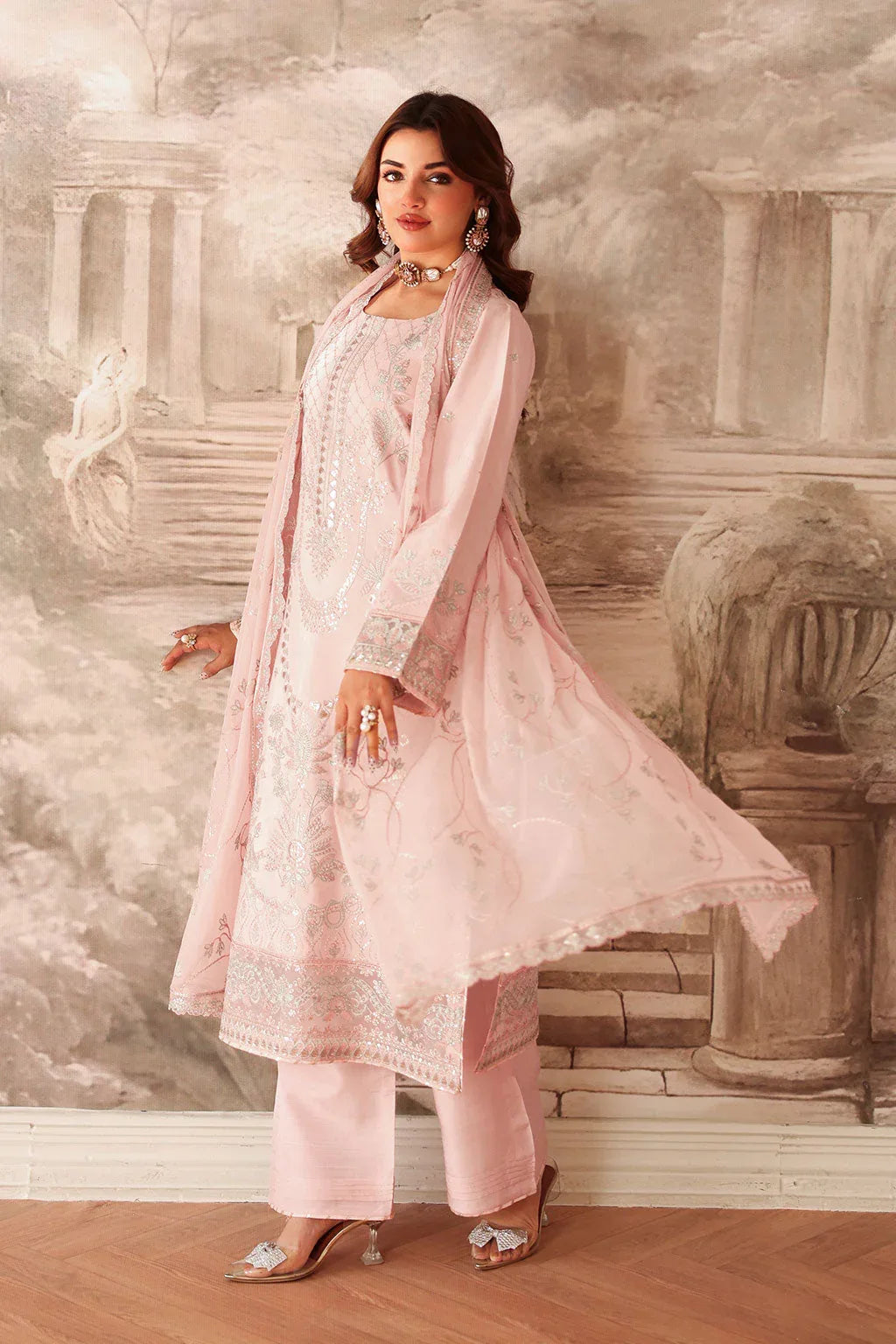 Ramsha | Aangan Luxury Raw silk | AA-202 - Aqsa Fabrics