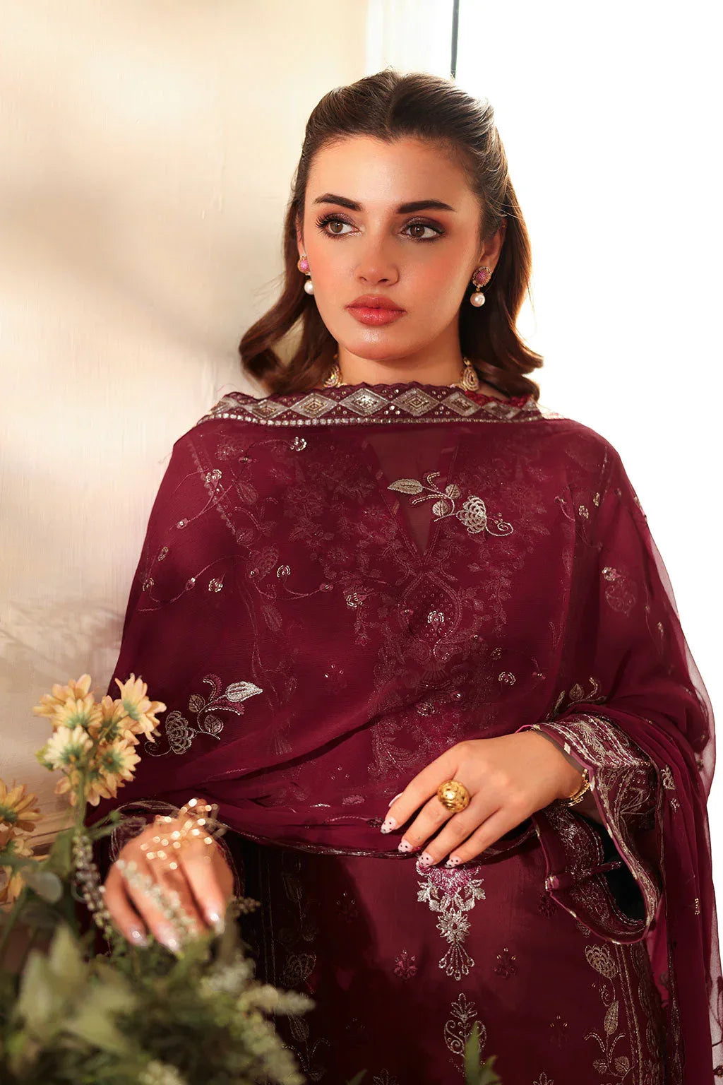 Ramsha | Aangan Luxury Raw silk | AA-203 - Aqsa Fabrics