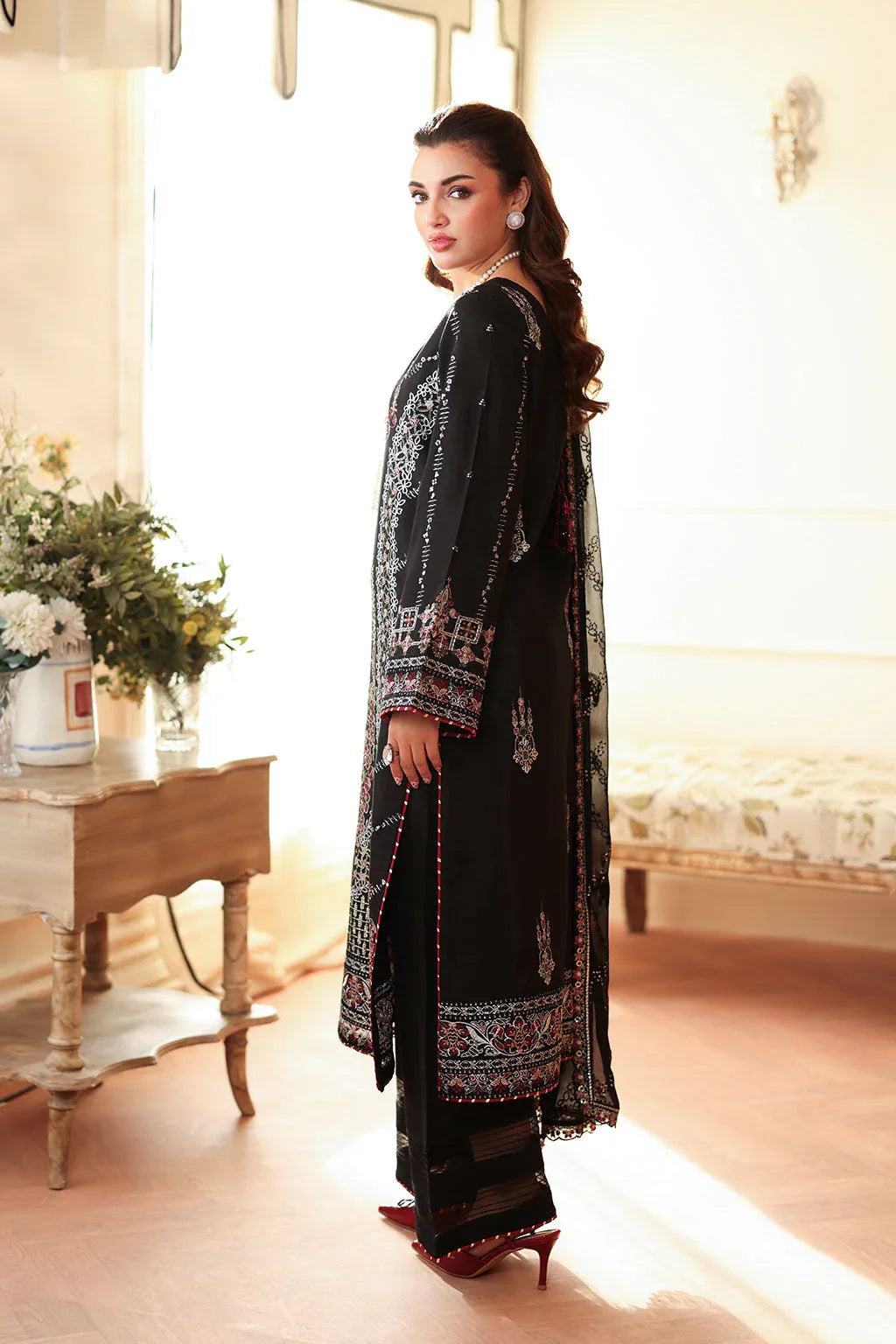 Ramsha | Aangan Luxury Raw silk | AA-206 - Aqsa Fabrics