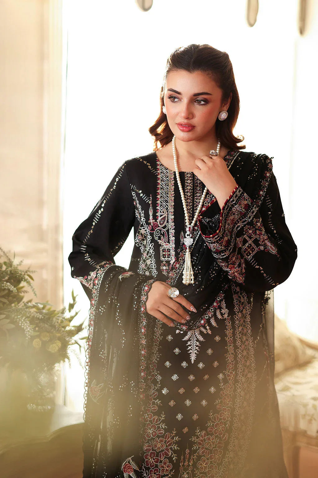 Ramsha | Aangan Luxury Raw silk | AA-206 - Aqsa Fabrics