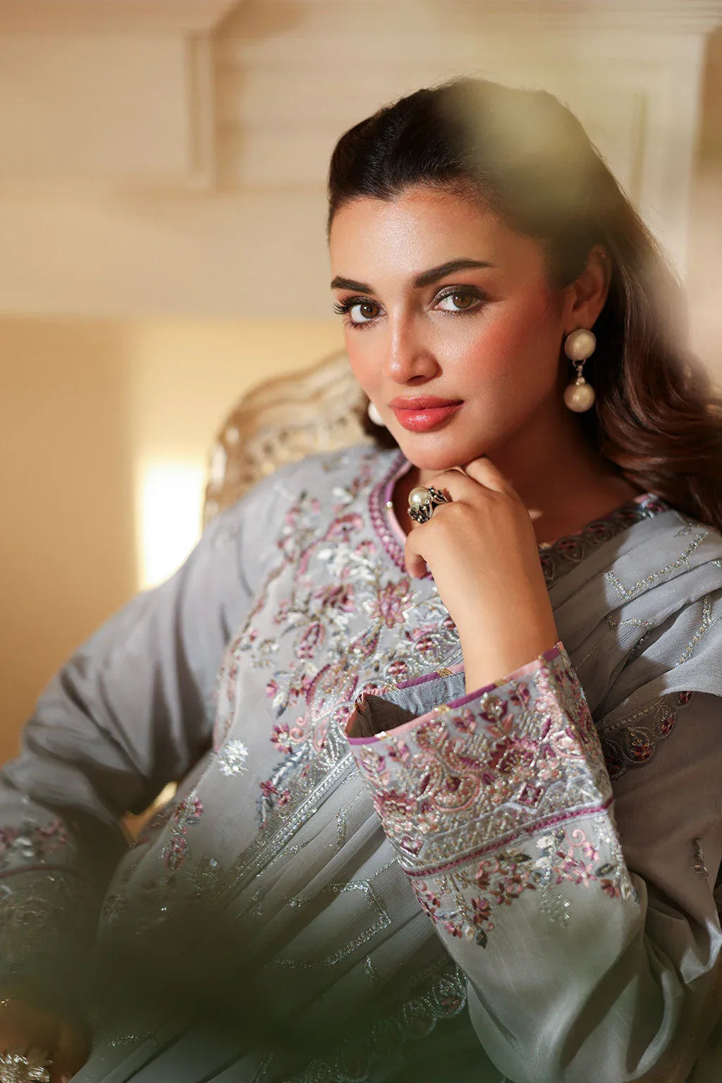 Ramsha | Aangan Luxury Raw silk | AA-209 - Aqsa Fabrics