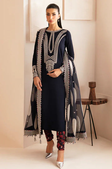 Jazmin | Formals Collection | Raw Silk UR-7033 - Aqsa Fabrics