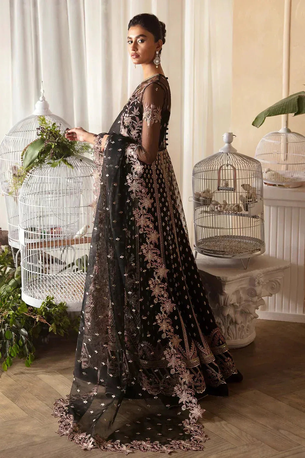 Afrozeh | La Fuchsia 24 | Kaya - Aqsa Fabrics