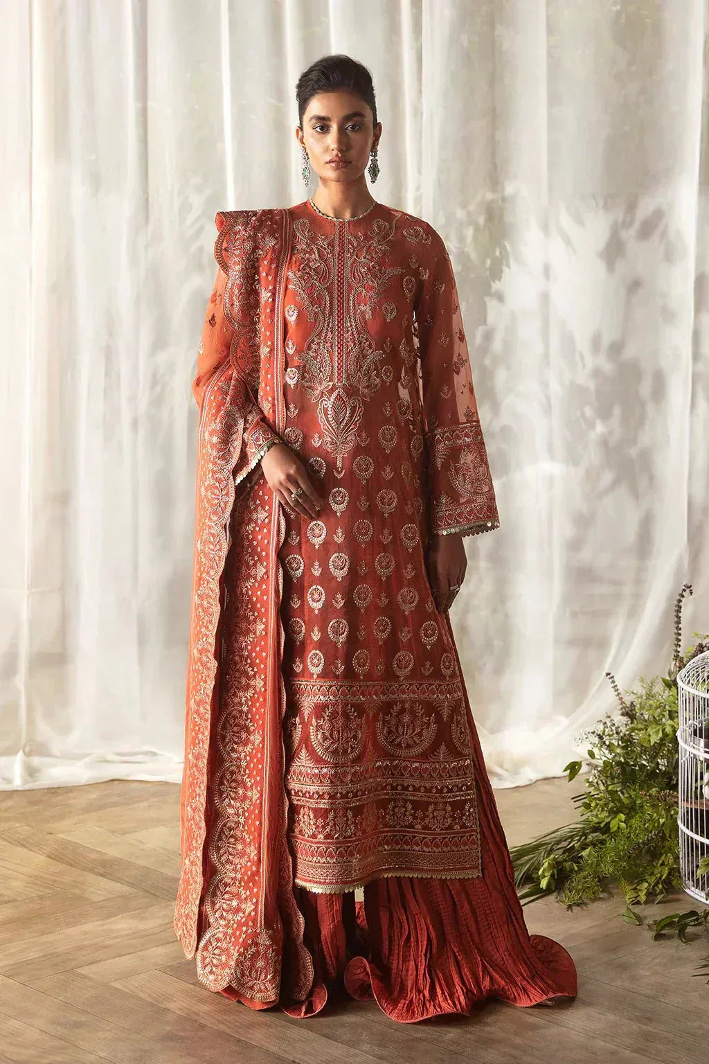Afrozeh | La Fuchsia 24 | Sierra - Aqsa Fabrics