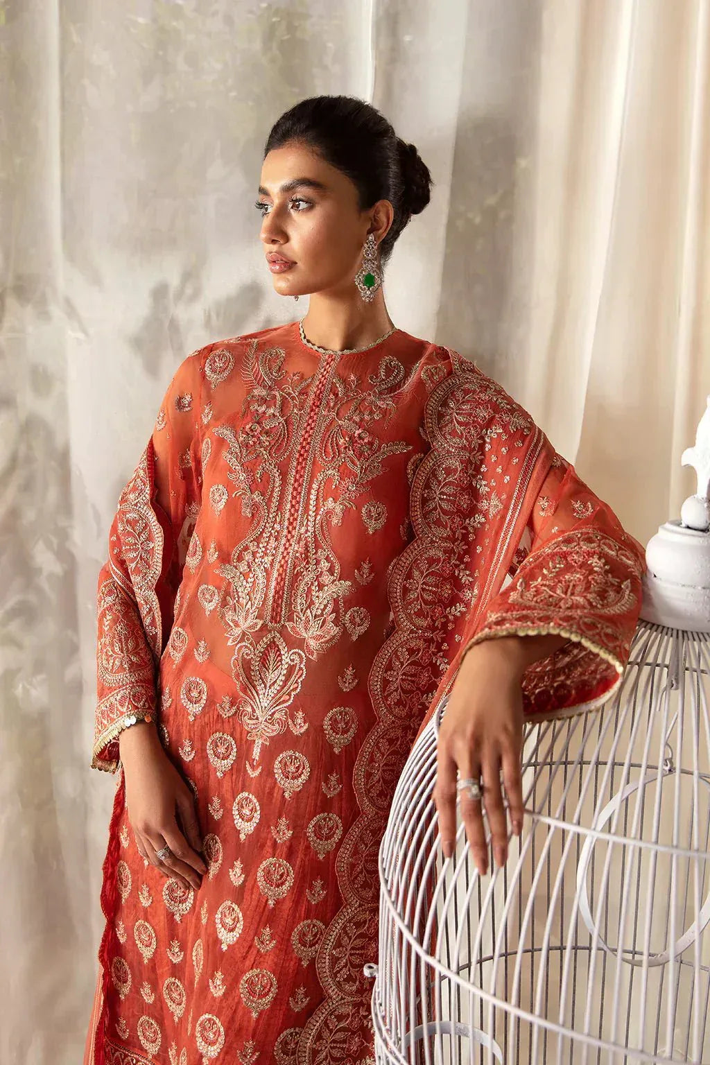 Afrozeh | La Fuchsia 24 | Sierra - Aqsa Fabrics