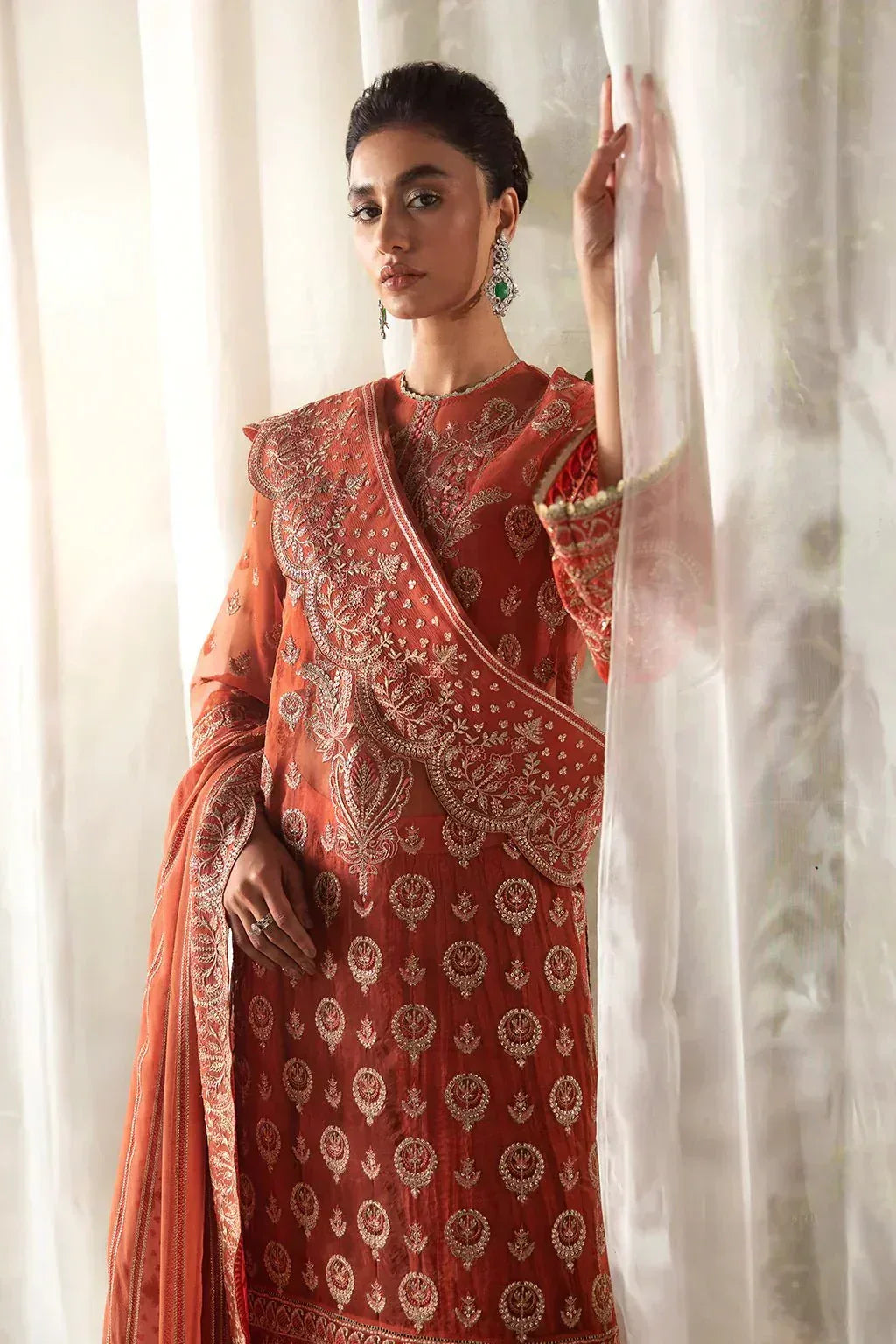 Afrozeh | La Fuchsia 24 | Sierra - Aqsa Fabrics