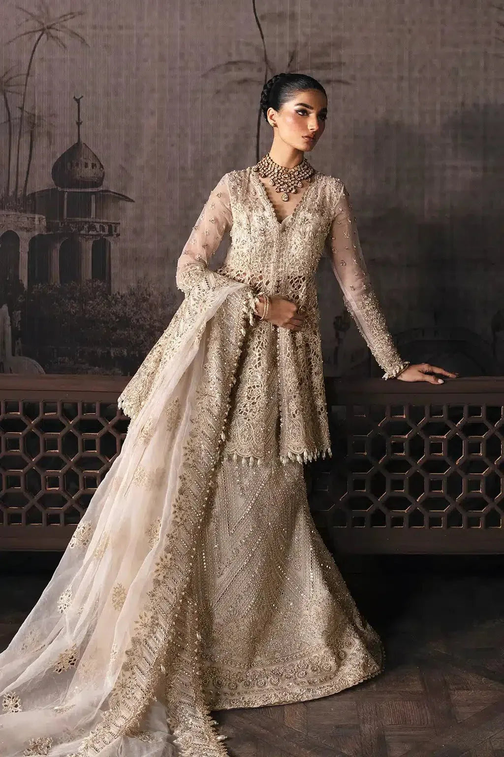Afrozeh | The Brides Edit 23 | Helena - Aqsa Fabrics