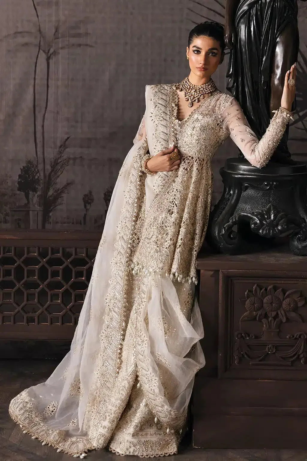 Afrozeh | The Brides Edit 23 | Helena - Aqsa Fabrics