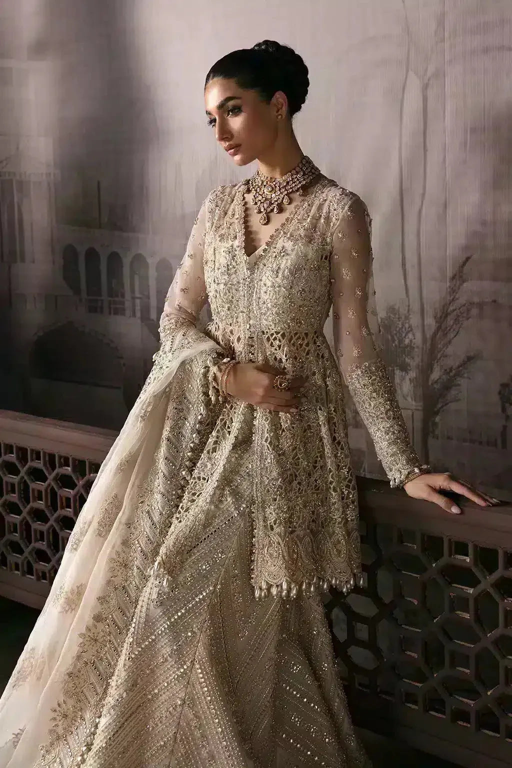 Afrozeh | The Brides Edit 23 | Helena - Aqsa Fabrics