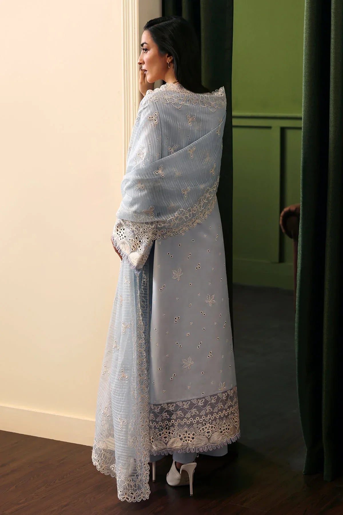 Afrozeh | Rhythm RTW | Crimsal - Aqsa Fabrics