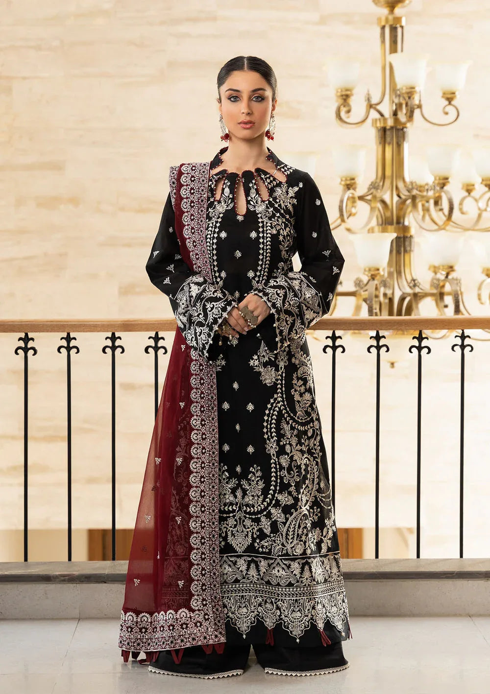 Aik Atelier | Samah Lawn 24 | LOOK 01 - Aqsa Fabrics