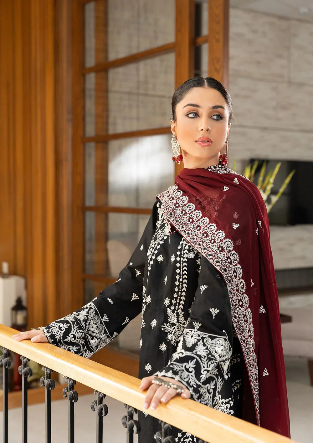 Aik Atelier | Samah Lawn 24 | LOOK 01 - Aqsa Fabrics