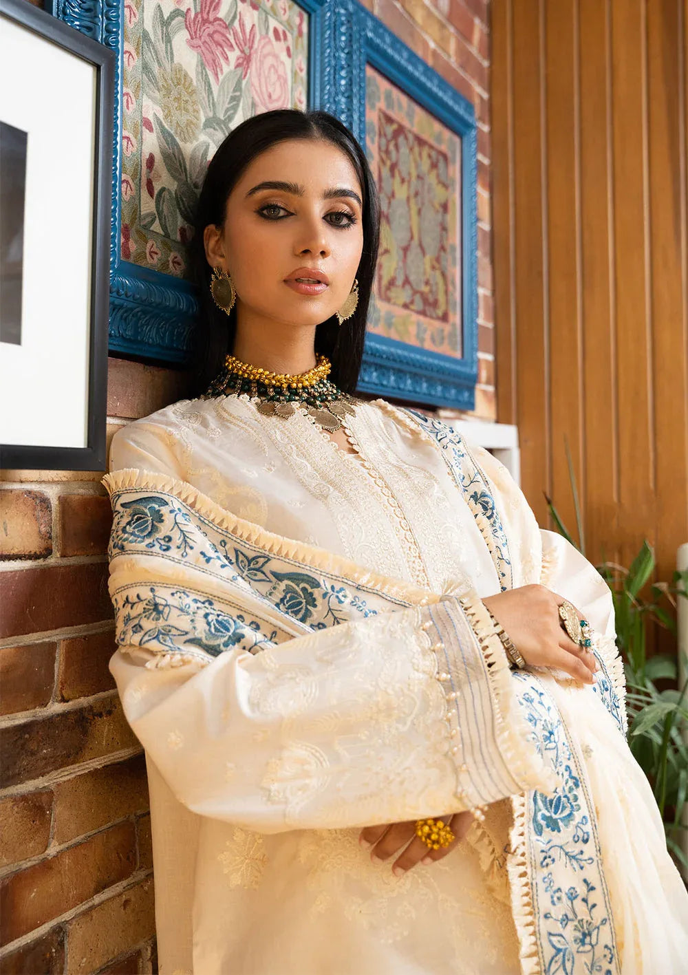 Aik Atelier | Samah Lawn 24 | LOOK 02 - Aqsa Fabrics