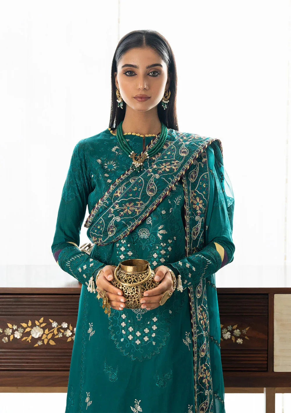 Aik Atelier | Samah Lawn 24 | LOOK 04 - Aqsa Fabrics