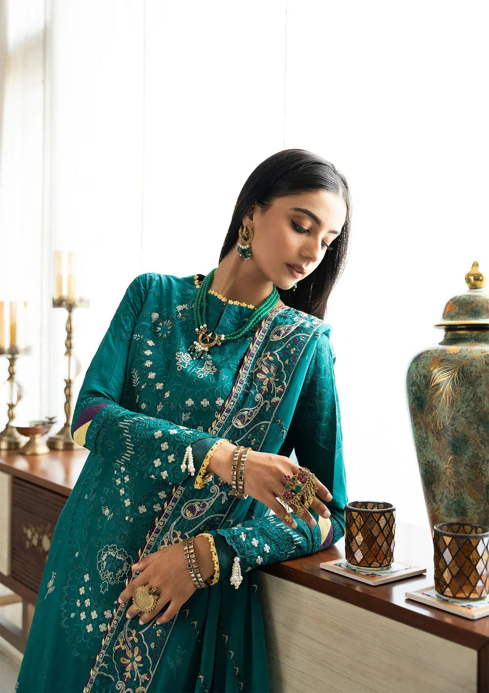 Aik Atelier | Samah Lawn 24 | LOOK 04 - Aqsa Fabrics