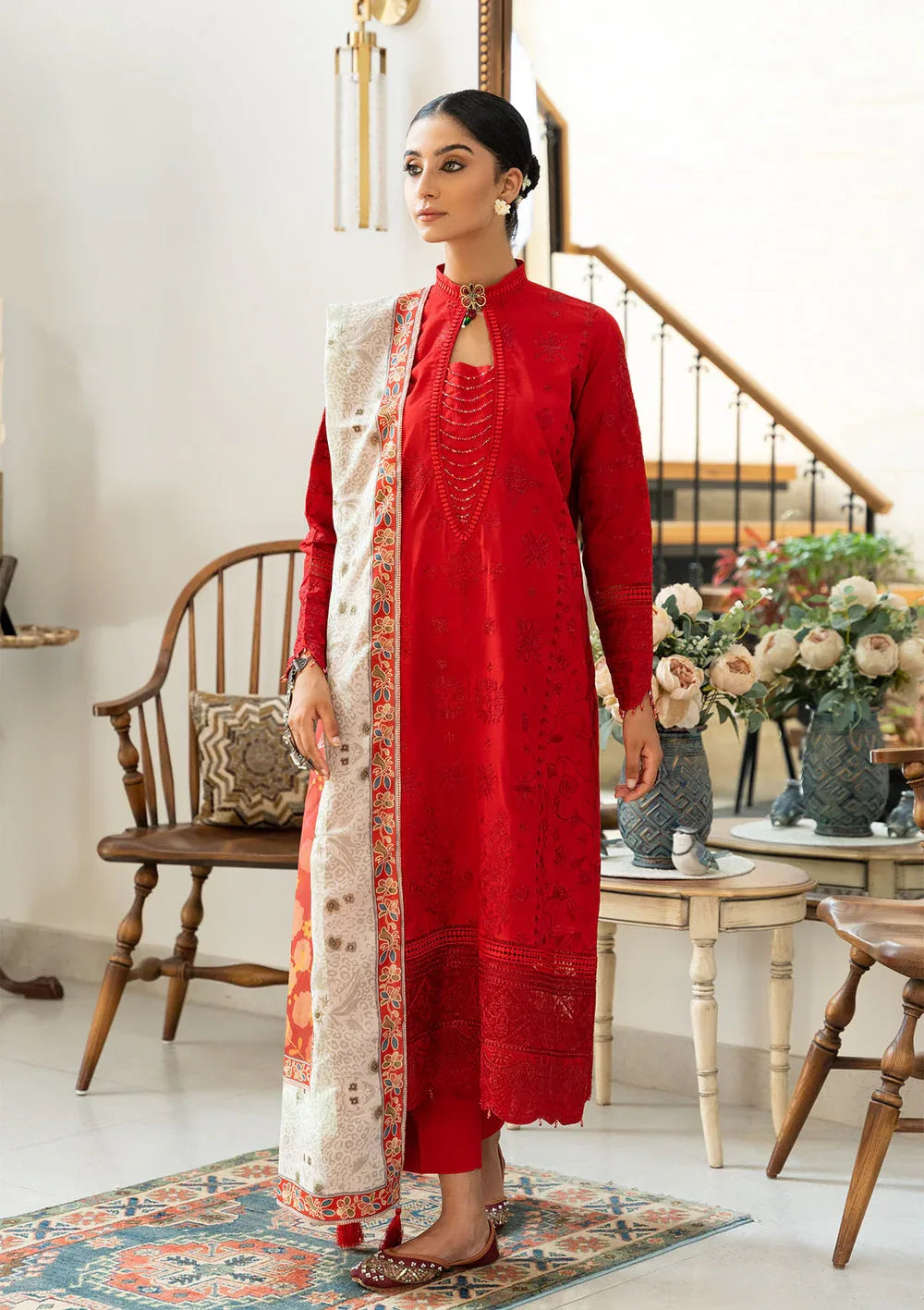 Aik Atelier | Samah Lawn 24 | LOOK 08 - Aqsa Fabrics