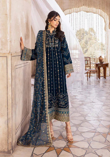Aik Atelier | Luxury Velvet 25 | BAAGH - LOOK 01 - Aqsa Fabrics