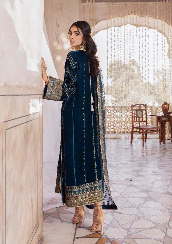 Aik Atelier | Luxury Velvet 25 | BAAGH - LOOK 01 - Aqsa Fabrics
