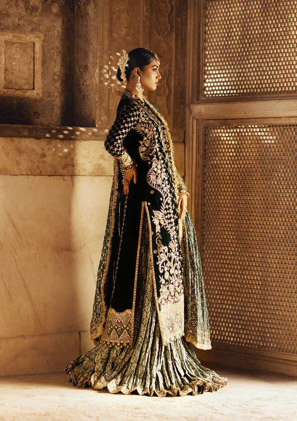 Aik Atelier | Dastoor Velvet 24 | DASTOOR - LOOK 02 - Aqsa Fabrics