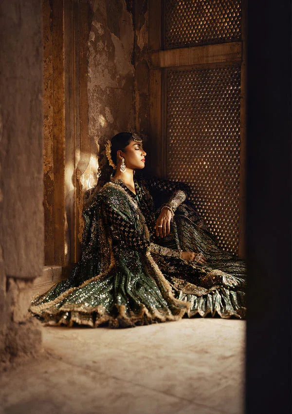 Aik Atelier | Dastoor Velvet 24 | DASTOOR - LOOK 02 - Aqsa Fabrics