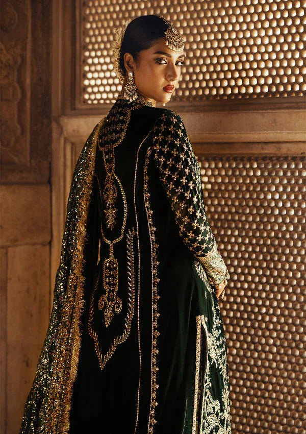 Aik Atelier | Dastoor Velvet 24 | DASTOOR - LOOK 02 - Aqsa Fabrics