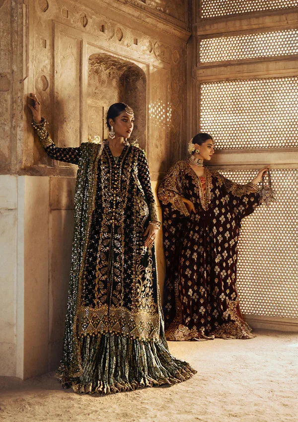 Aik Atelier | Dastoor Velvet 24 | DASTOOR - LOOK 02 - Aqsa Fabrics