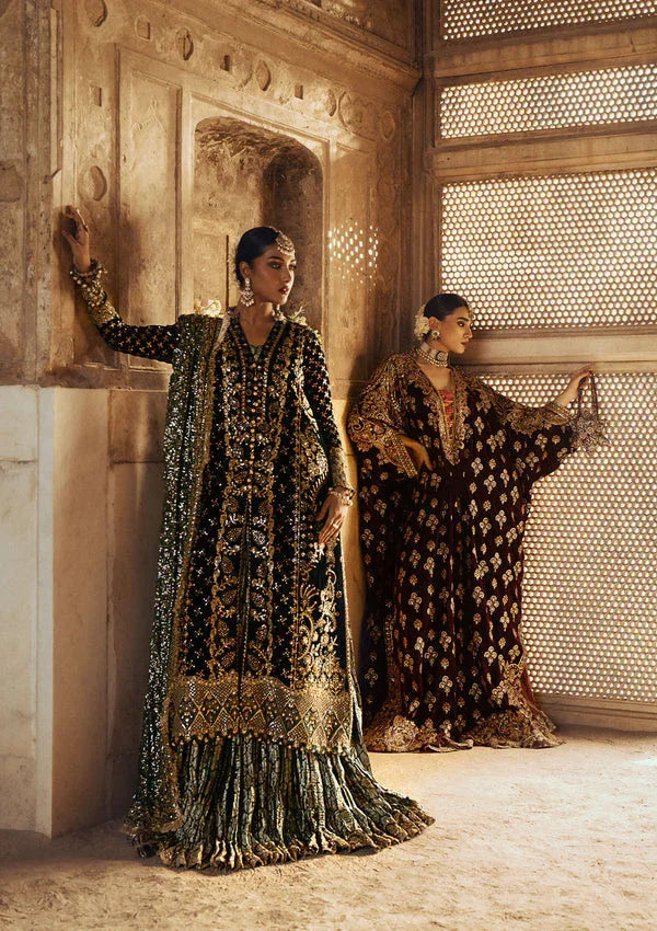 Aik Atelier | Dastoor Velvet 24 | DASTOOR - LOOK 02 - Aqsa Fabrics