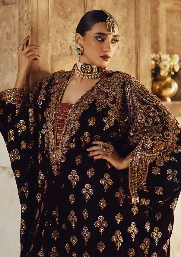 Aik Atelier | Dastoor Velvet 24 | DASTOOR - LOOK 03 - Aqsa Fabrics