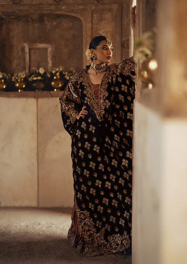 Aik Atelier | Dastoor Velvet 24 | DASTOOR - LOOK 03 - Aqsa Fabrics