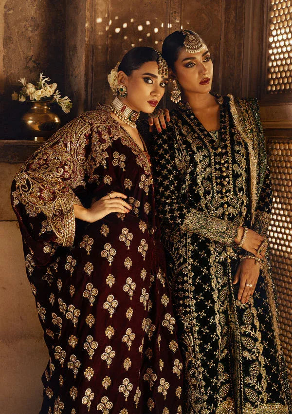 Aik Atelier | Dastoor Velvet 24 | DASTOOR - LOOK 03 - Aqsa Fabrics