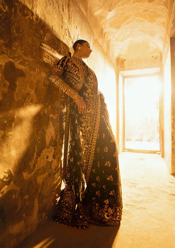 Aik Atelier | Dastoor Velvet 24 | DASTOOR - LOOK 04 - Aqsa Fabrics