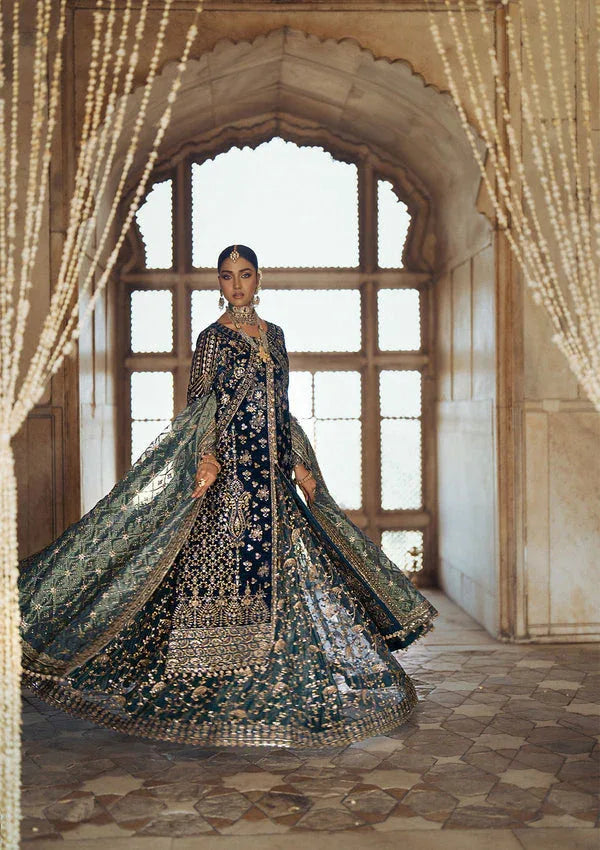 Aik Atelier | Dastoor Velvet 24 | DASTOOR - LOOK 05 - Aqsa Fabrics