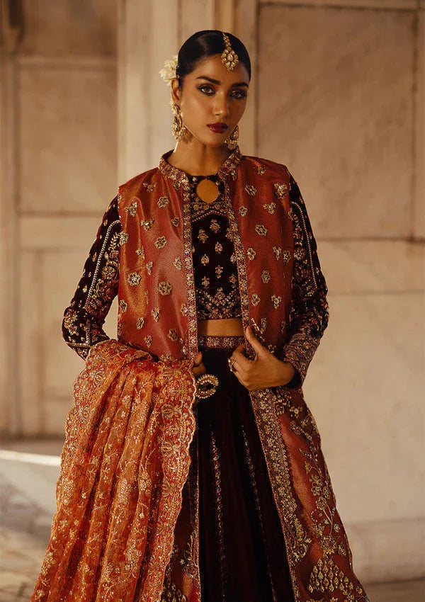 Aik Atelier | Dastoor Velvet 24 | DASTOOR - LOOK 06 - Aqsa Fabrics
